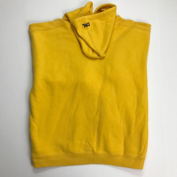 Chaps Ralph Lauren Large Yellow Hoodie Pullover - Picture 5 of 5